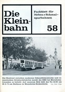 Die Kleinbahn Heft 58