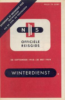 Kursbuch Niederlande 1958 / 1959