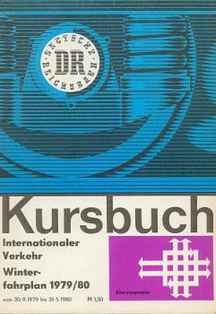 Kursbuch DR Internationaler Verkehr 1979 / 1980