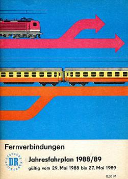 Fernverbindungen DR 1988 / 1989