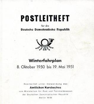 Postleitheft für die DDR 1950 / 1951 Reprint