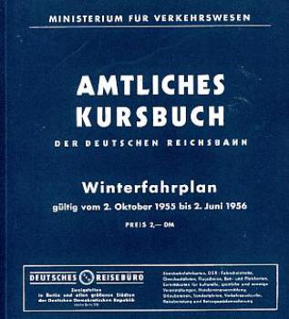 Kursbuch DR 1955 / 1956 Reprint