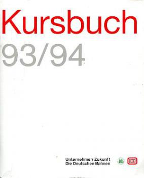 Kursbuch DB / DR 1993 / 1994