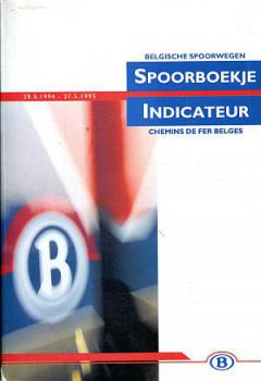 Indicateur Spoorboekje Belgien 1994 / 1995