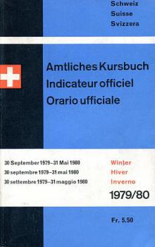 Kursbuch SBB Schweiz 1979 / 1980