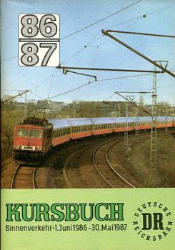 Kursbuch DR 1986 / 1987