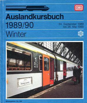 DB Auslandkursbuch 1989 / 1990