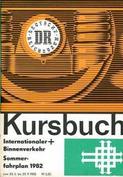 Kursbuch DR Internationaler und Binnenverkehr 1982