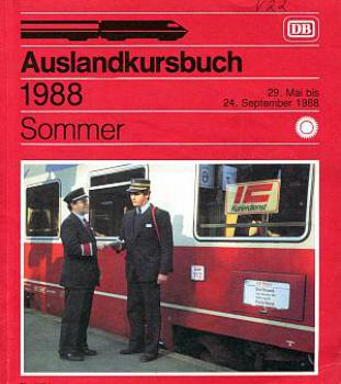 DB Auslandkursbuch 1988