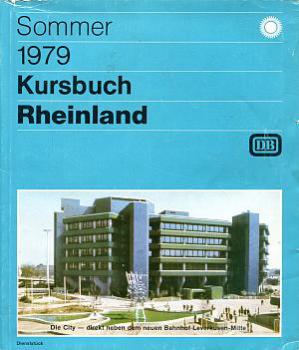 Kursbuch Rheinland DB 1979