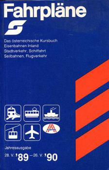 Kursbuch ÖBB 1989 / 1990