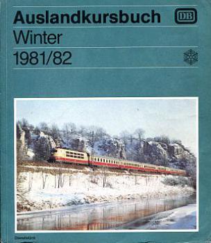 DB Auslandkursbuch 1981 / 1982