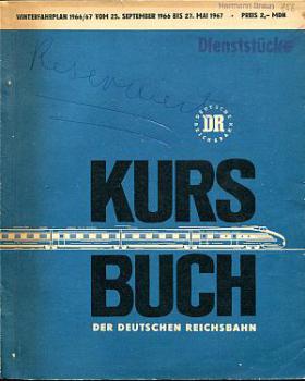 Kursbuch DR 1966 / 1967