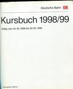 Kursbuch DB 1998 / 1999