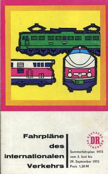 Fahrpläne des internationalen Verkehrs DR 1973