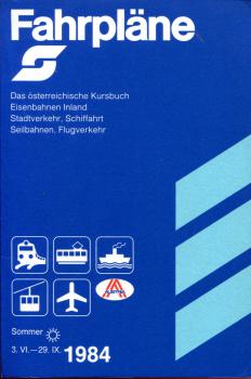 Kursbuch ÖBB Österreich 1984