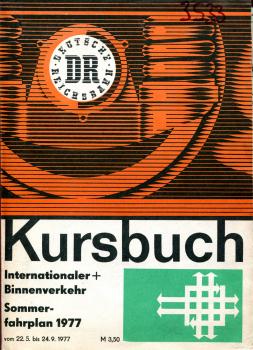 Kursbuch DR Internationaler- und Binnenverkehr 1977