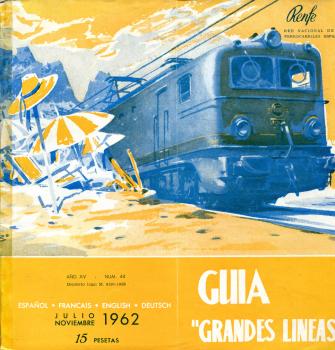 Renfe Guia Grandes Lineas 1962