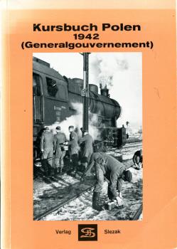 Kursbuch Polen 1942 (Generalgouvernement) Reprint