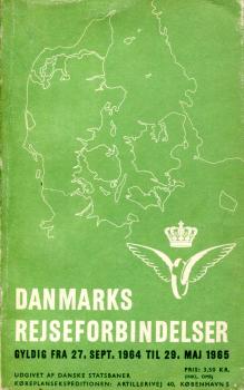 Kursbuch Dänemark 1964 / 1965