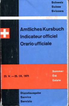 Kursbuch Schweiz 1971