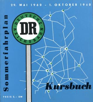 Kursbuch DR 1960 Reprint