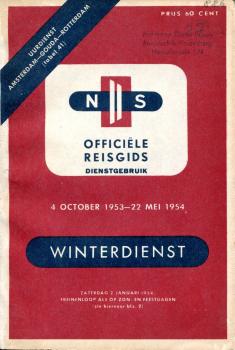 Kursbuch Niederlande 1953 / 1954