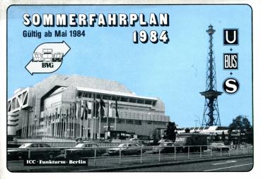 BVG Fahrplan 1984