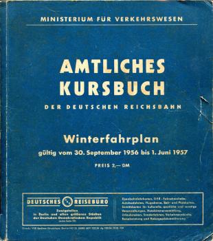 Kursbuch DR 1956 / 1957