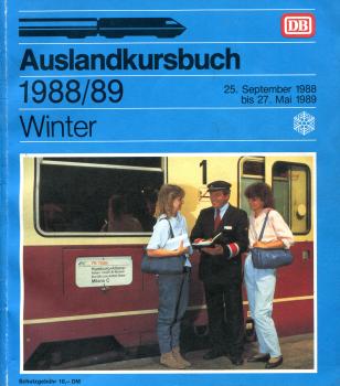 DB Auslandkursbuch 1988 / 1989