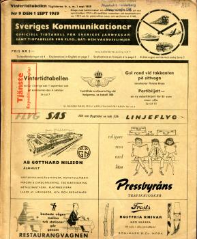 Kursbuch Schweden 1959