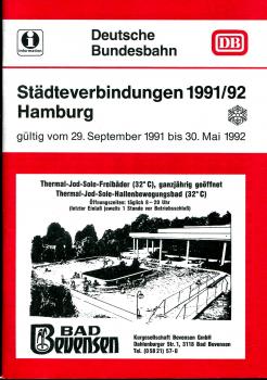 Städteverbindungen Hamburg 1991 / 1992