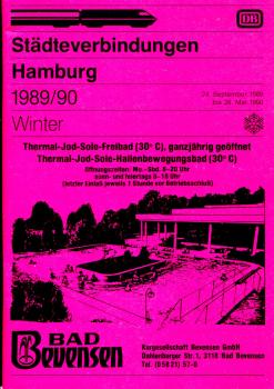 Städteverbindungen Hamburg 1989 / 1990