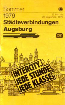 Städteverbindungen Augsburg 1979