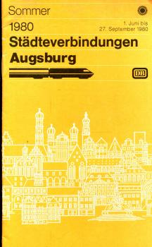 Städteverbindungen Augsburg 1980