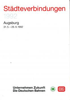 Städteverbindungen Augsburg 1992