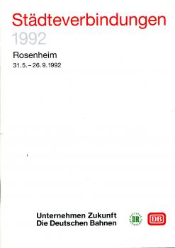 Städteverbindungen Rosenheim 1992