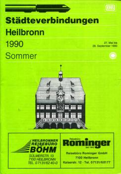 Städteverbindungen Heilbronn 1990