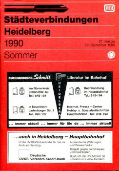 Städteverbindungen Heidelberg 1990