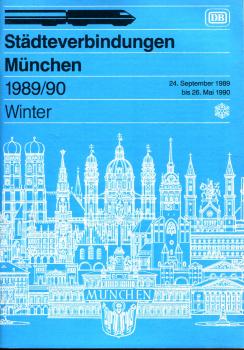 Städteverbindungen München 1989 / 1990