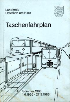 Taschenfahrplan Landkreis Osterode am Harz 1986