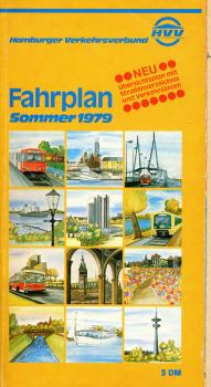 Fahrplan Hamburger Verkehrsverbund HVV 1979