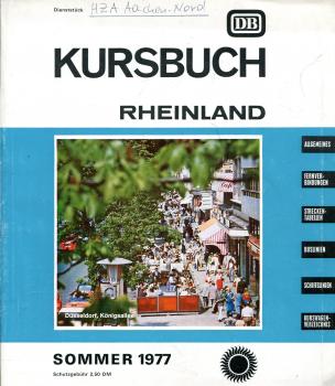 Kursbuch Rheinland 1977