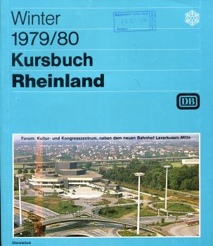 Kursbuch Rheinland 1979 / 1980