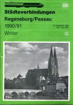 Städteverbindungen Regensburg / Passau 1990 / 1991