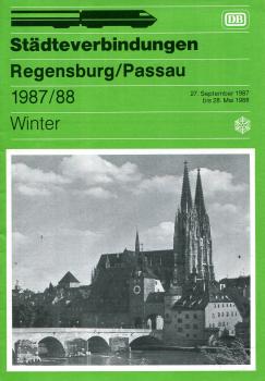 Städteverbindungen Regensburg / Passau 1987 / 1988