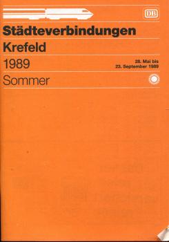 Städteverbindungen Krefeld 1989