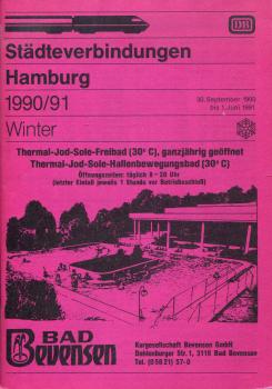 Städteverbindungen Hamburg 1990 / 1991