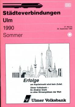 Städteverbindungen Ulm 1990