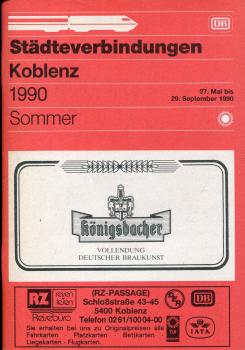 Städteverbindungen Koblenz 1990